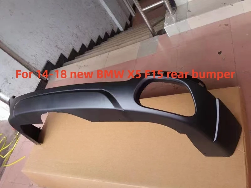 Applicable to 14-18 new BMW X5 F15 round mouth modified square exhaust pipe tail mouth square mouth tail throat back lip