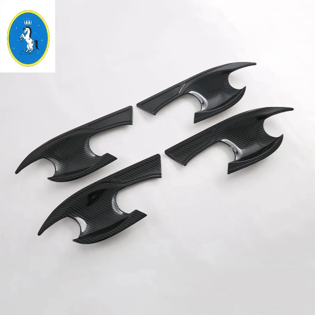 Carbon Fiber Car Rearview Mirror / Door Bowl / Front Fog Light / Fuel Tank Cover Trim ABS Accessories For Honda City 2019 - 2024