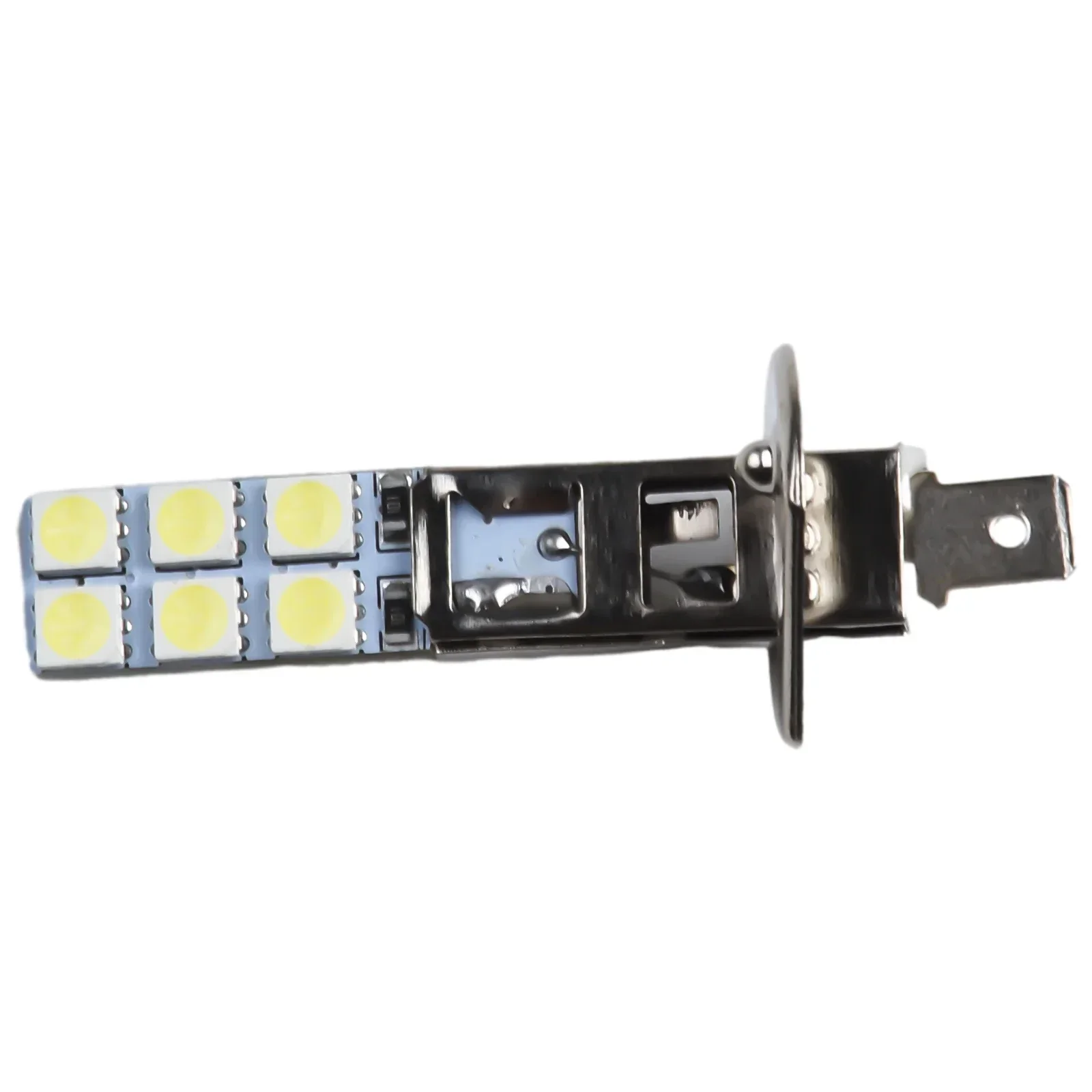 2x Car Exterior Fog Lamps White Light LED 12V 55W Super Bright H1 LED Headlight Kit High Beam Fog Driving Bulbs 6500K White