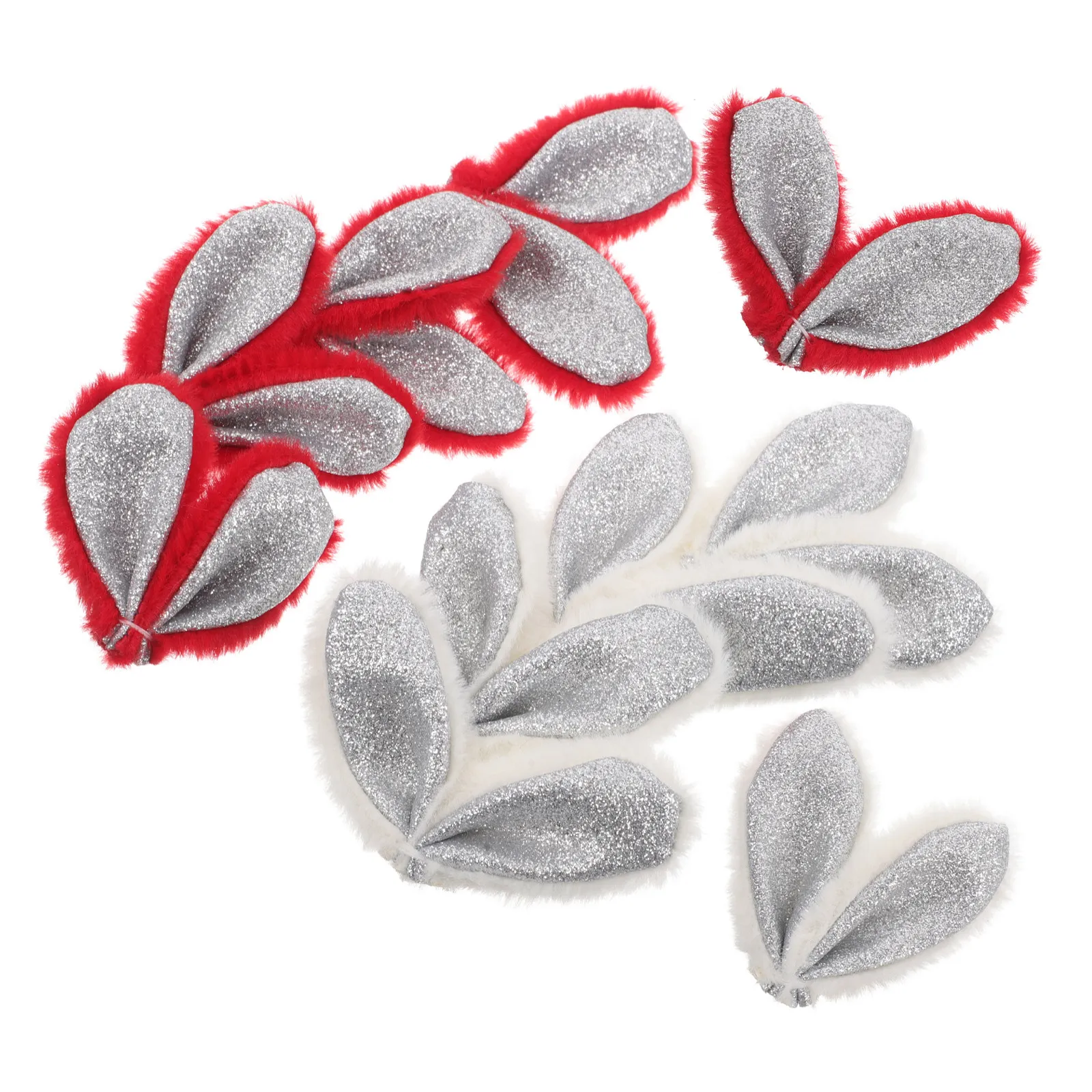 10Pcs Whimsical Rabbit Ear Ornaments for DIY Hairband Craft Supplies Handbag Clothing Hat Decoration Creative Kids Activity view 6