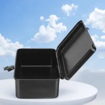 Mini Tool Box Heavy Duty Iron Construction for Car Trunk Workshop Storage Compact Toolbox for Hardware Organization