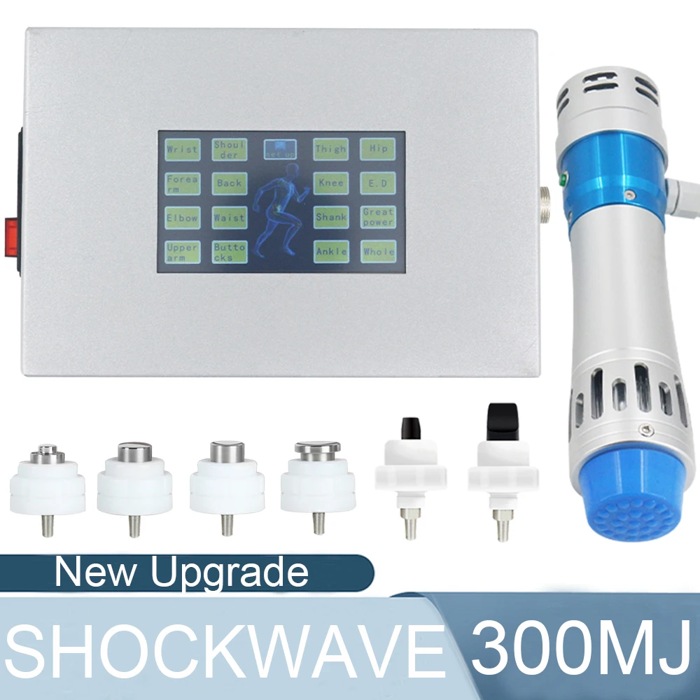 Physiotherapy Shock Wave 7 Heads Professional Shockwave Therapy Machine Effective ED Treatment Relaxation Massage Pain Relief