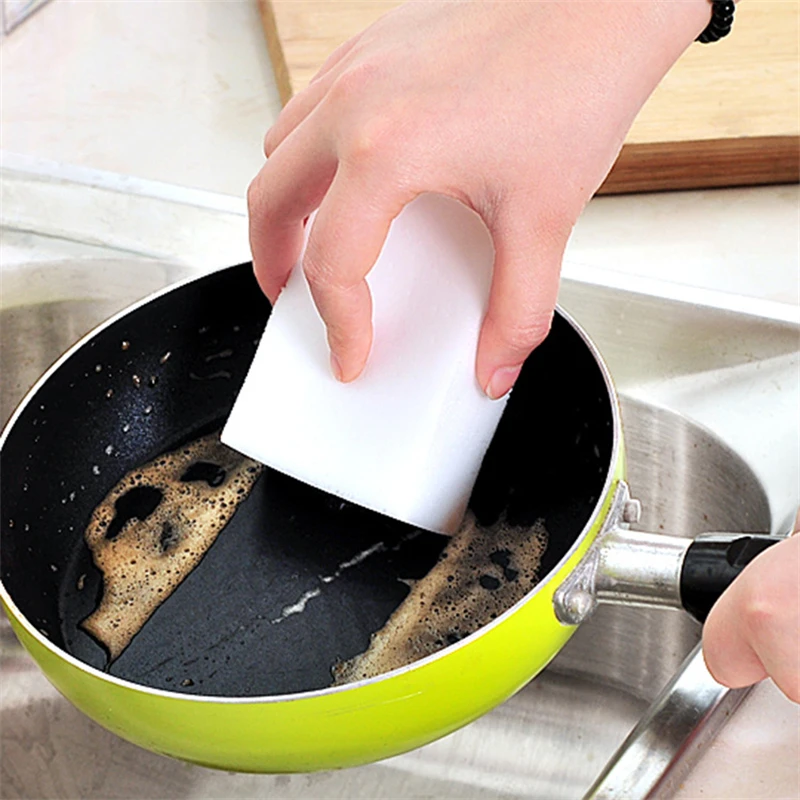 6PCS Nano Sponge Wipe Multifunction Home Kitchen Bathroom Cleaning Spong Mop Pan Pot Dishwashing Supplies Tool