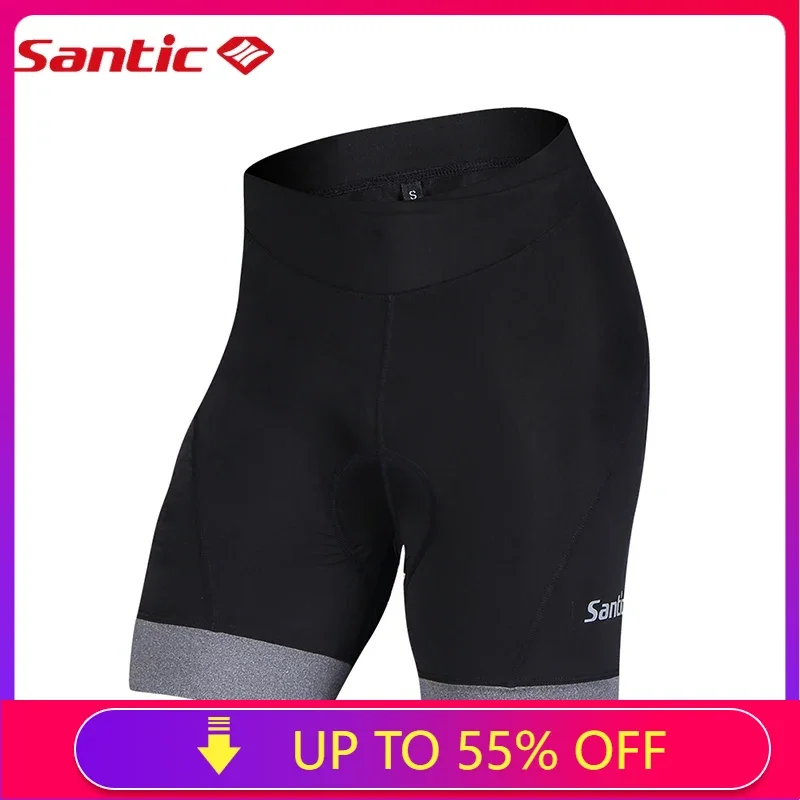 Santic Women Cycling Shorts Summer Shockproof Anti-pilling Road MTB Riding Short US SIZE