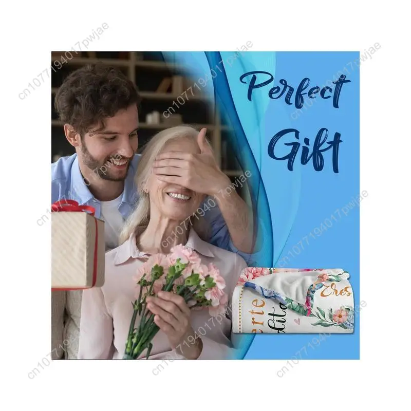 هدايا أبويليتا اللطيفة باللغة الإسبانية Regalos Para Abuela هدايا عيد ميلاد الجدة هدايا الجدة من الأحفاد بطانيات مخصصة