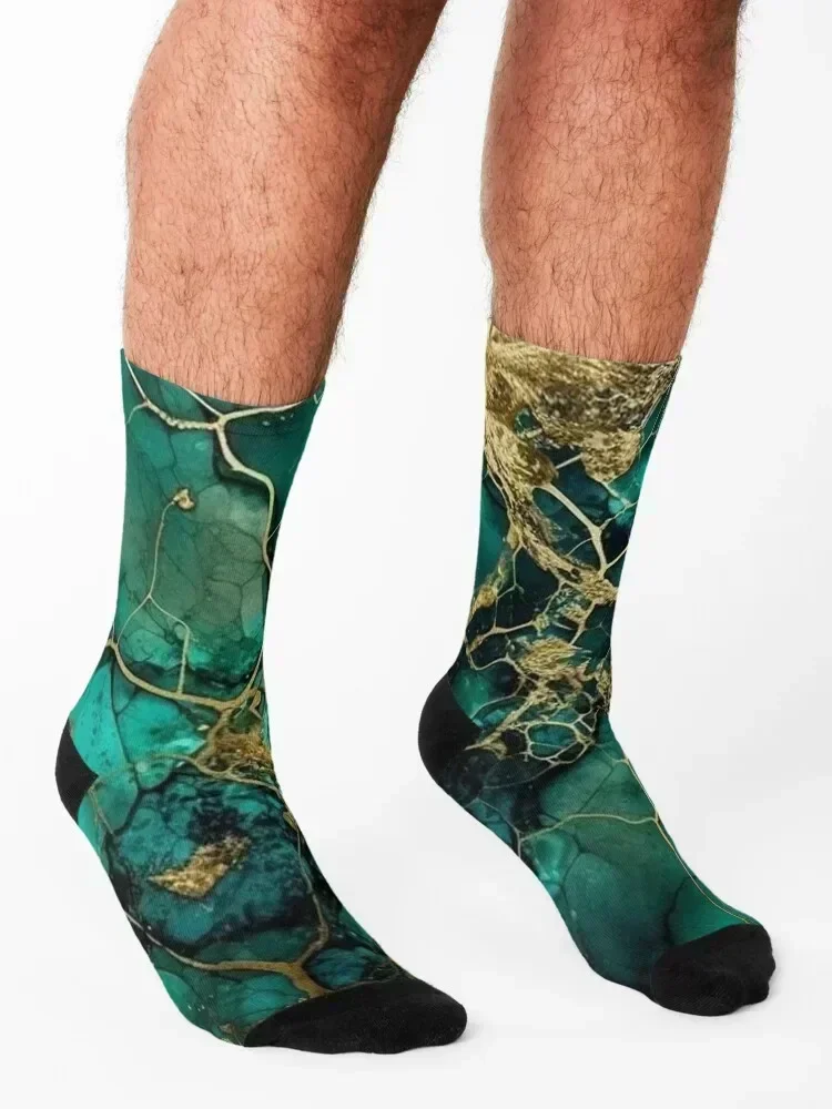 فن السوائل التجريدي # 2 جوارب هيب هوب رائعة للرجال جوارب نسائية