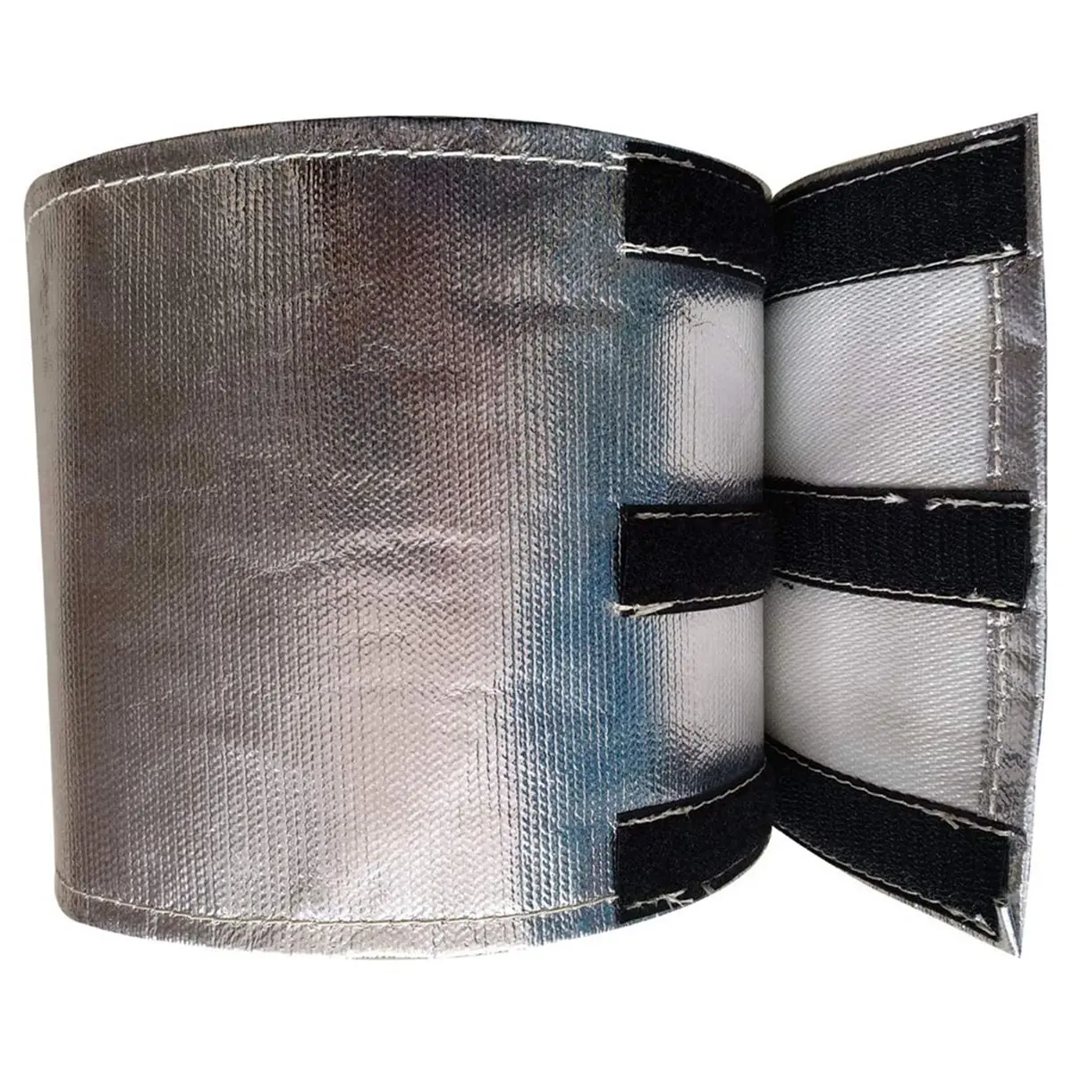 A43TBG Aluminum and Fiberglasss Heat Shielding Universal Heat Shield 7 X 24 in Wrap Self Attaching