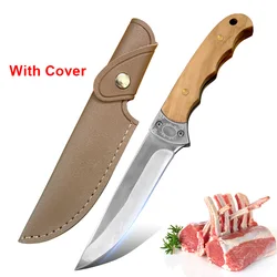 Coltello per disossare affettare frutta pesce coltello per filettare lama per fucina coltello da macellaio manico in legno coltelli da cucina Chef mannaia carne verdura