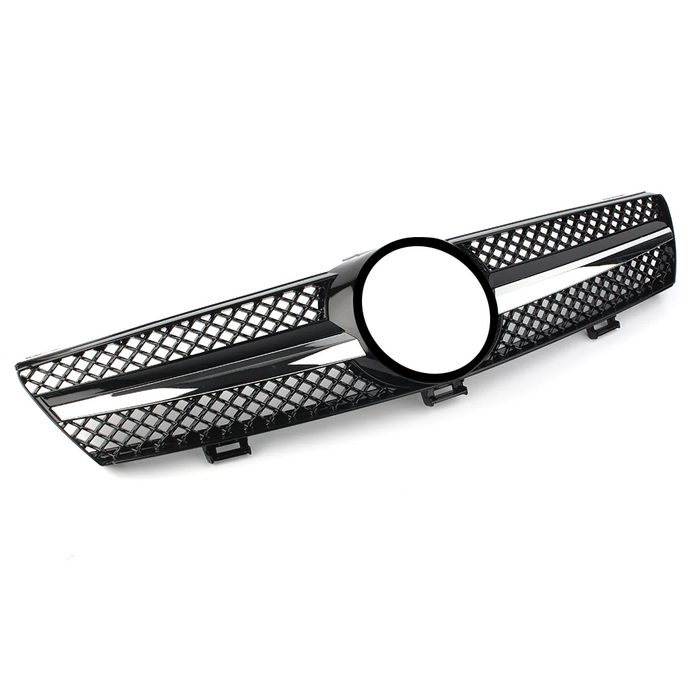 Car Front Bumper Grille ABS Upper Mesh Grill For Mercedes Benz W219 CLS500 SLS600 CLS Class 2004 2005 2006 2007