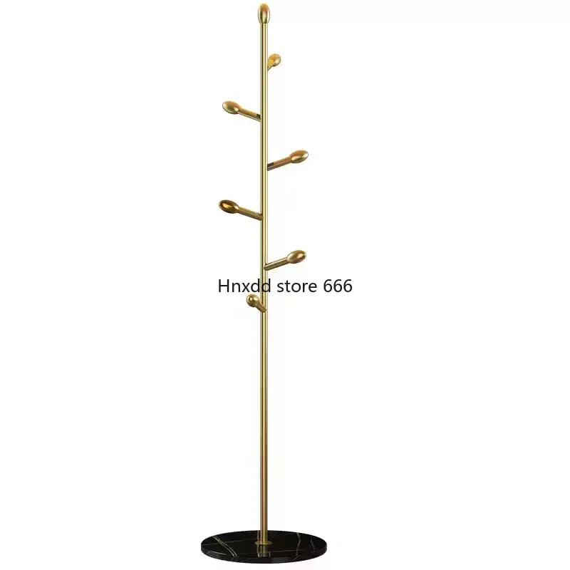 Olive branch, hats and hangers, metal light luxury floor-to-ceiling home use, Nordic simplicity