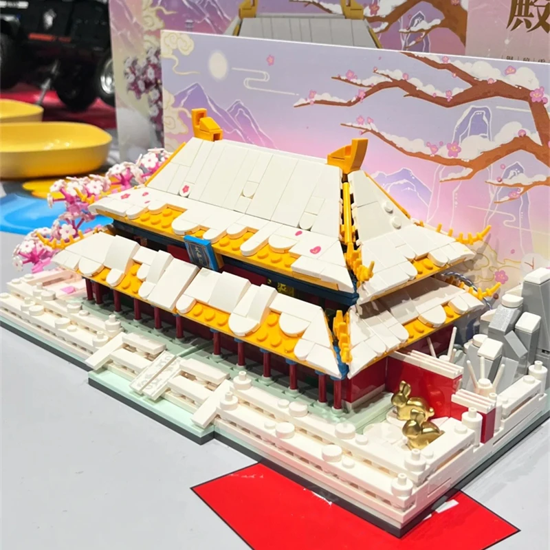 Forbidden City Hall of Supreme Harmony Building Blocks Chinese Ancient Architecture Model Educational Toy Birthday Gift