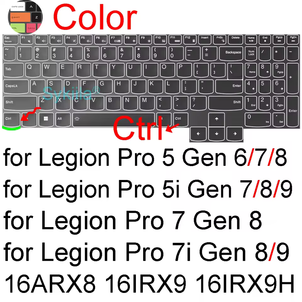 레노버 리전 실리콘 키보드 스킨