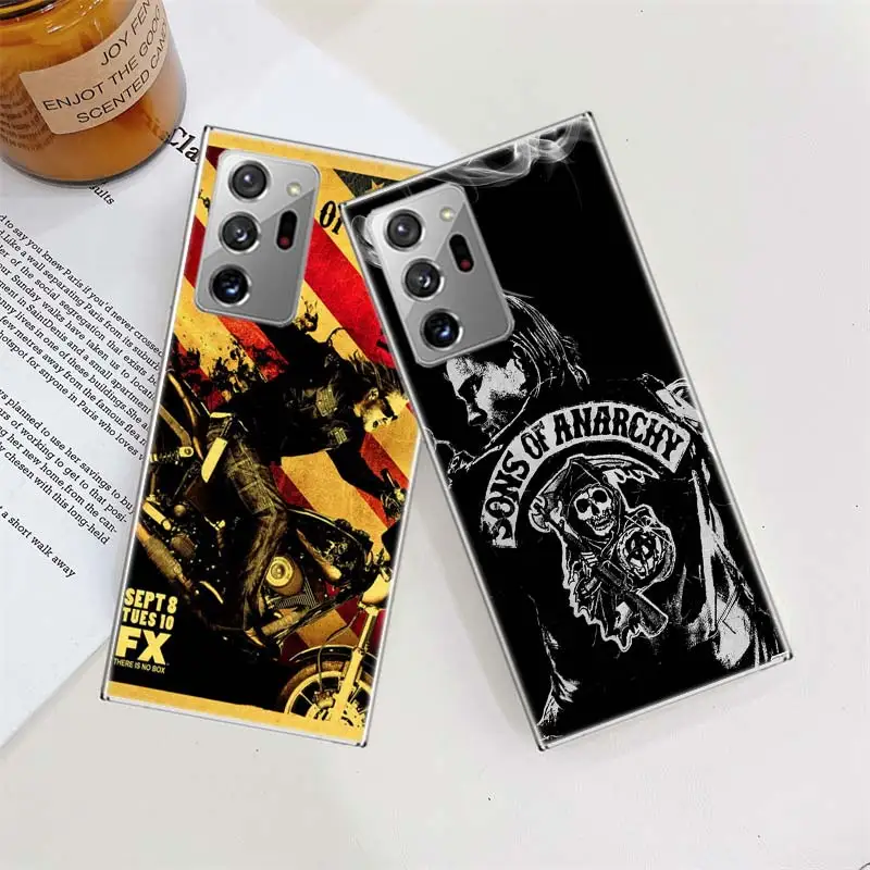 Fashion Sons of Anarchy Phone Case For Galaxy S8 A05S A02S A12 A22 A32 A42 A52S A52 A72 A03 A03S A13 A23 A33 A53 A73 5G A10E A81