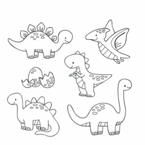 animal Dinosaur  Clear Stamp Transparent Silicone Stamp Seal Sheet For Scrapbooking Photo Album Decoration