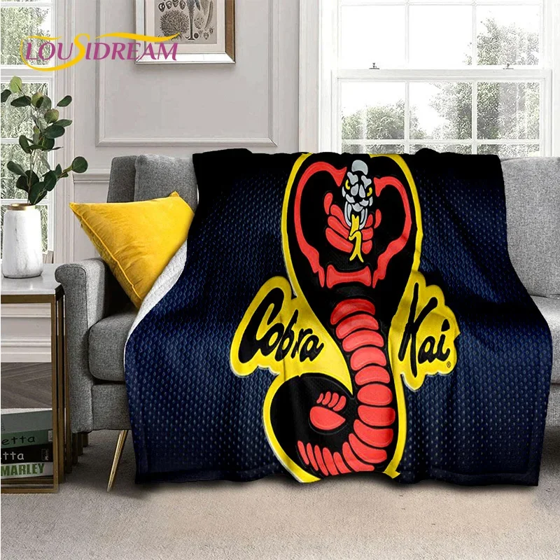 3D Cobra Kai Classics TV Amanda Karate Soft Flannel Blanket for Beds Bedroom Sofa Picnic,Throw Blanket for Cover Outdoor Leisure