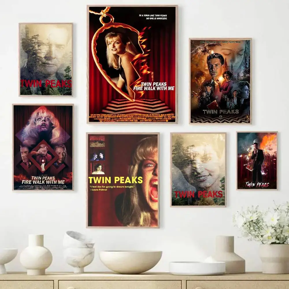 Twin Peaks TV Series Shows Anime Good Quality Prints And Posters HD Quality Poster Wall Art Painting Study Home Decor