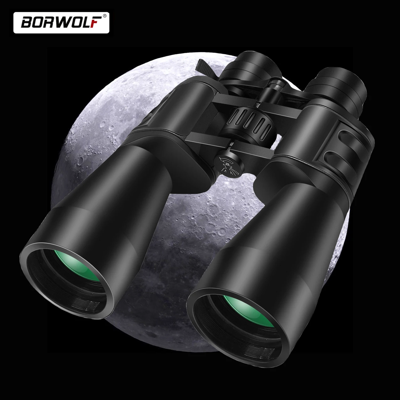 

BORWOLF 10-380X100 High Magnification HD Professional Zoom Binoculars 10-60 times Telescope Suitable For Moon Watching And Touri