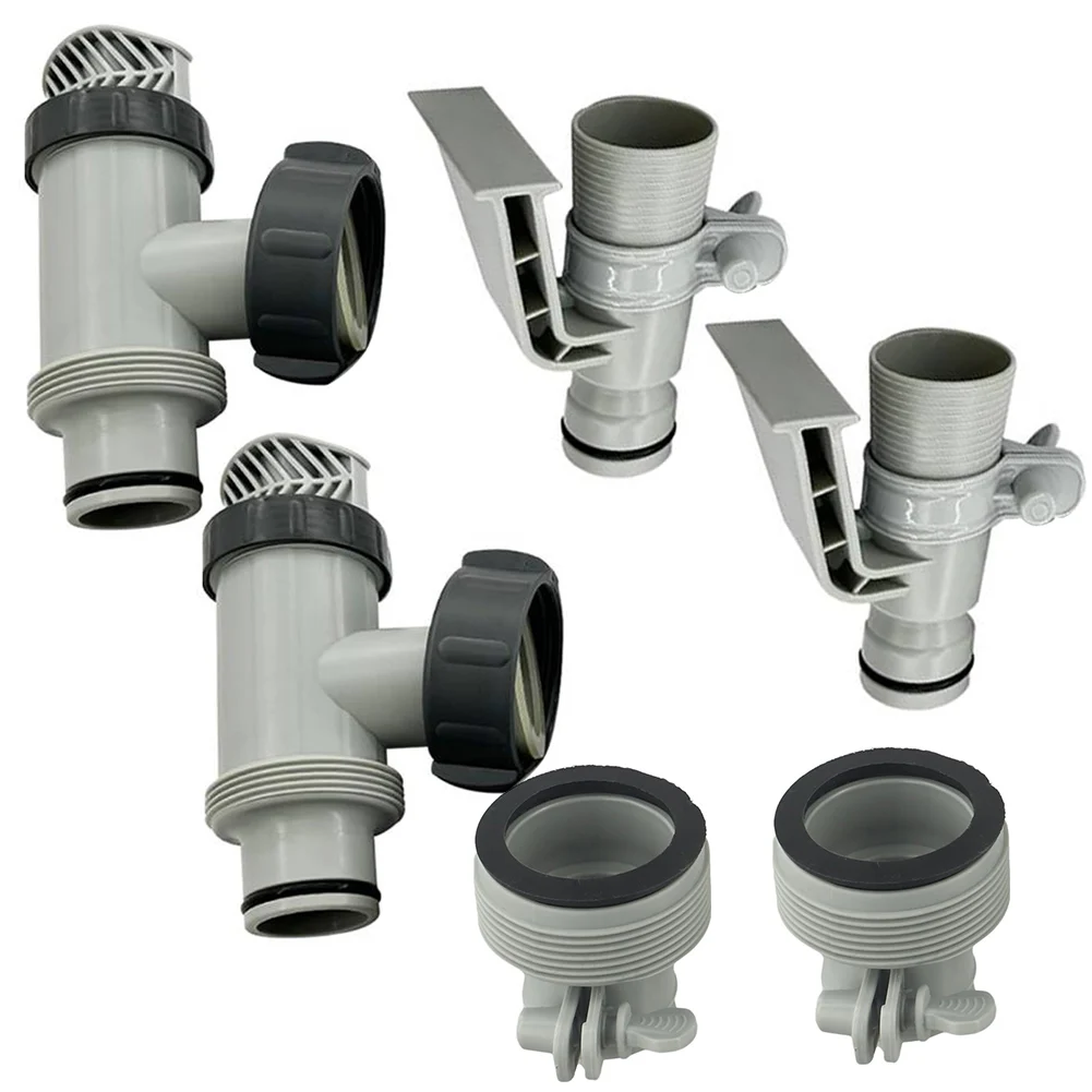 For Above Ground Pool Plunger Valve and Hose Adapter Includes Essential Components for Complete Replacement Setup