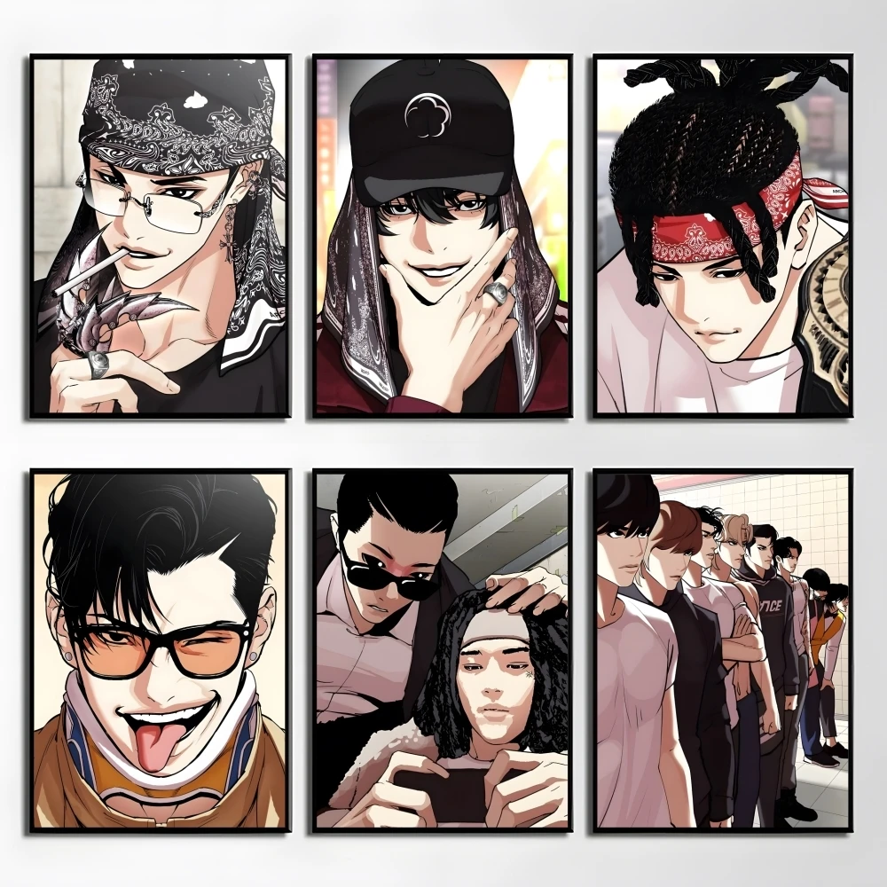 

Popular Korea Bl Anime L-Lookism Poster Elegant And Affordable Wall Art Stickers For Dormitory Living Room And Bedroom Spaces