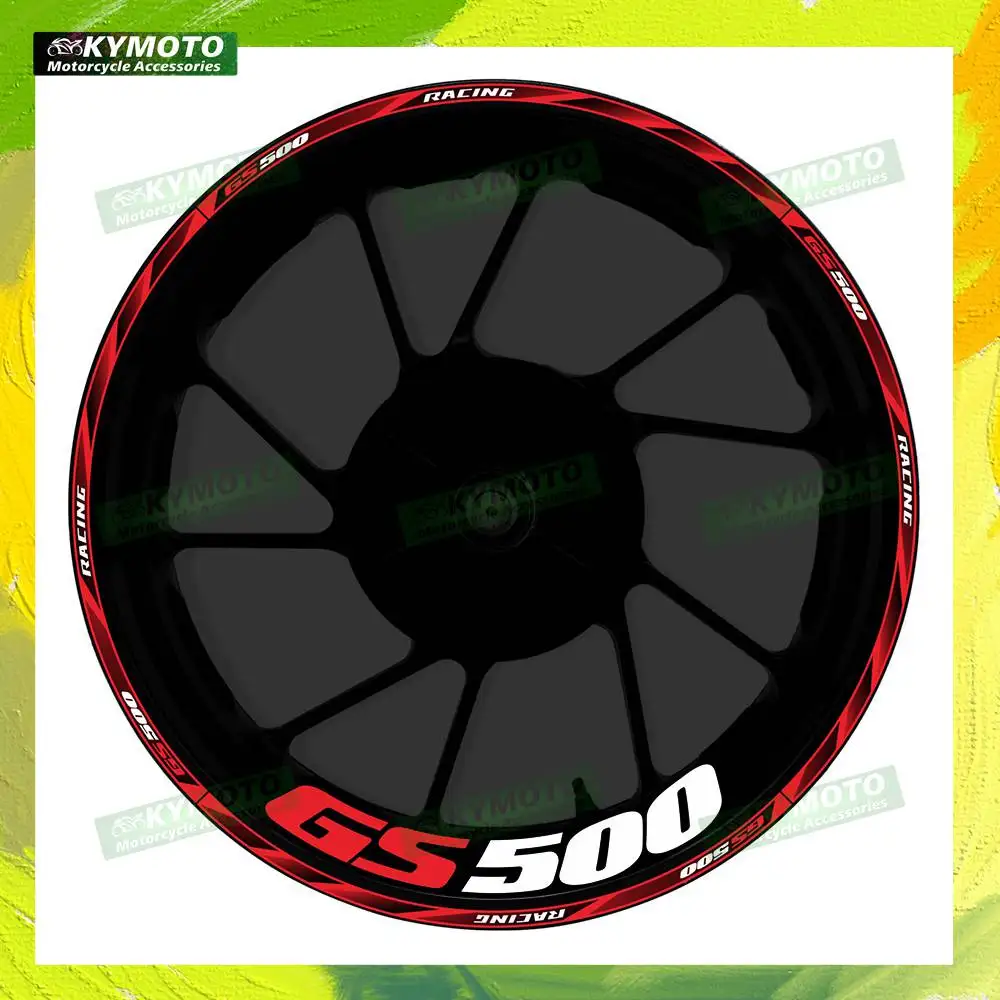 

Для GS500 GS5 00 аксессуары для мотоциклов 17-дюймовые передние и задние диски, полосатые наклейки, обтекатель, светоотражающая полоса, наклейка, украшение