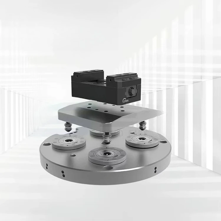 

Self-centering 5-axis vice for numerical control milling machines for various machine tool accessories