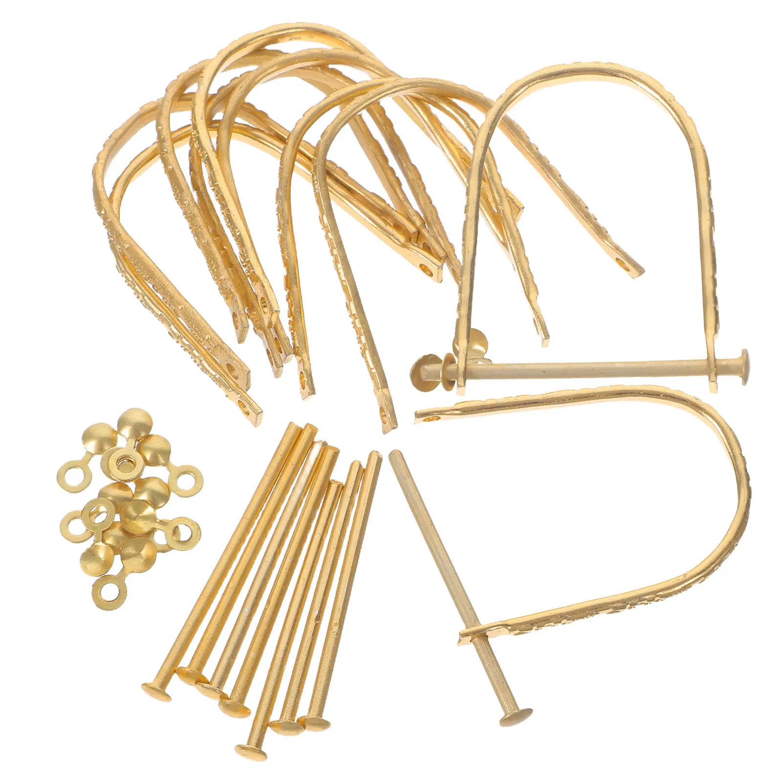 10 Sets Palace Folding Fan Rivets DIY Repair Supplies Golden Restoration Fasteners