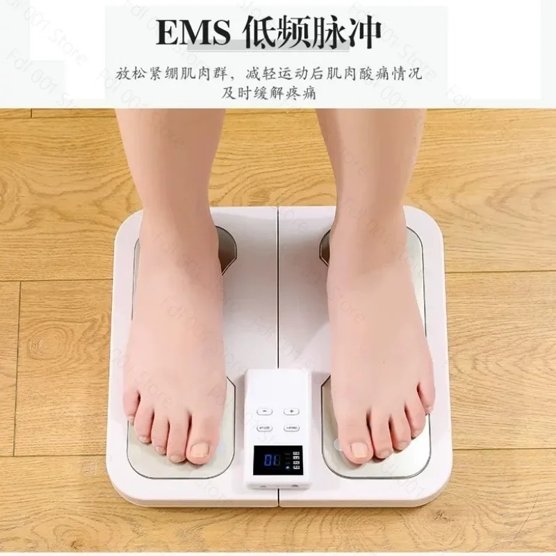 Portable 2-in-1 Heating EMS Foot Relaxer Foldable Electric Foot Relaxer Sleep Foot Acupoints Blood Circulation Relieves Fatigue