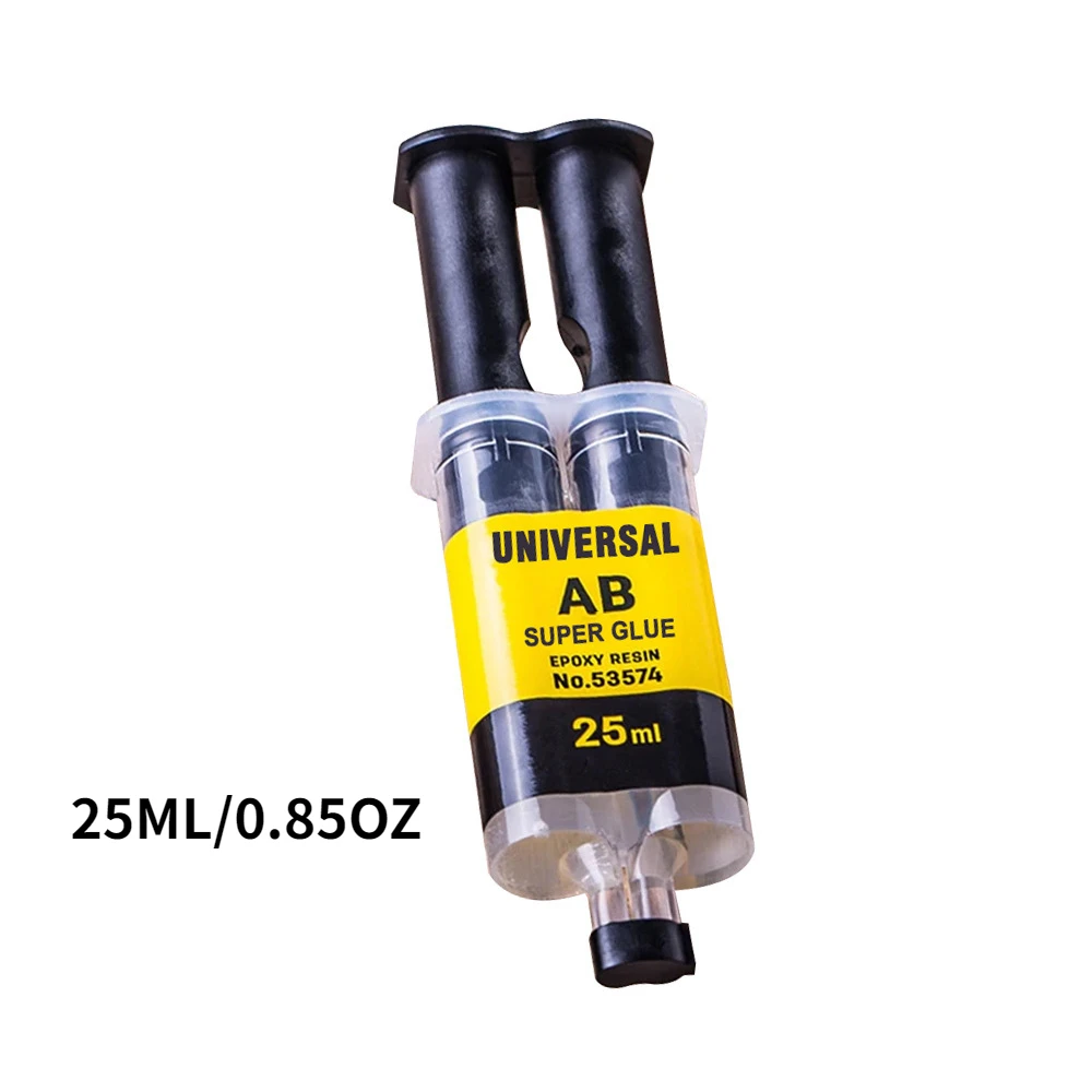25ml/0.85oz Epoxy Resin AB Glue Strong Glue Plastic Glass Strong Quick-drying Adhesive Universal High Strength Adhesive Repair G
