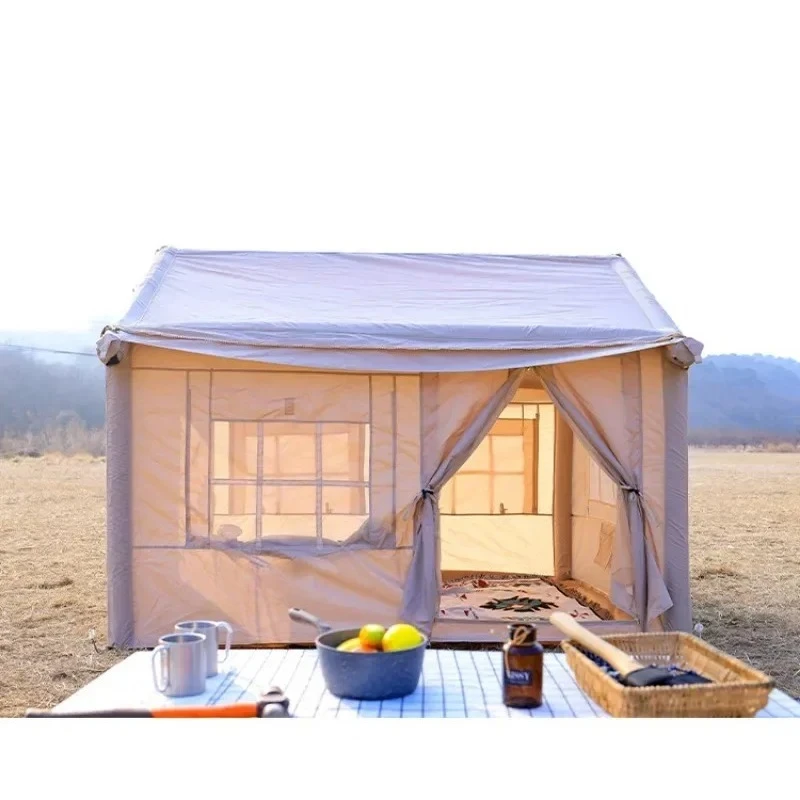 ل 4,8 ㎡   Aufblasbares Camping Zelt For 6-8 شخص، Ohne DAS Sie Een Leicht Zu Tragende، Faltbare Und Dicke