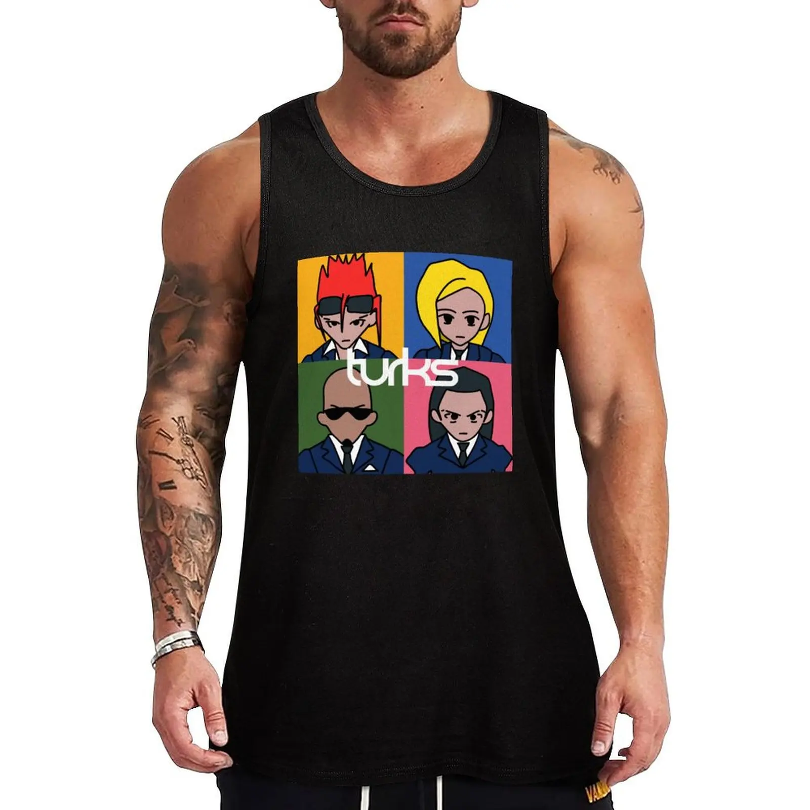 Turks [FF7 Low Poly] Tank Top All Day Comfort Tank Top Soft Breathable Sleeveless