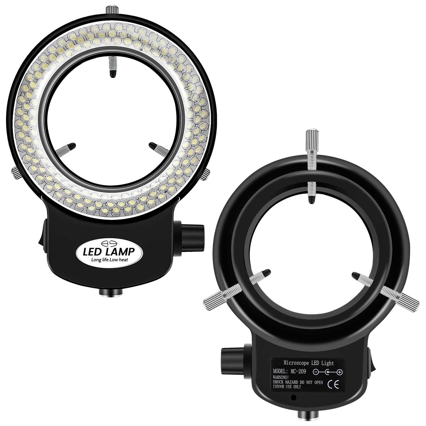 Anneau Lumineux 144 LED Réglable pour Mini-Lunette, Lampe 0 - 100%