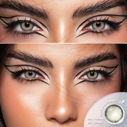 EYESHARE 1Pair Natural Color Contact Lenses Color Contact Lenses For Eyes Contacts Lense Eye Yearly Use Beauty Makeup for Eyes