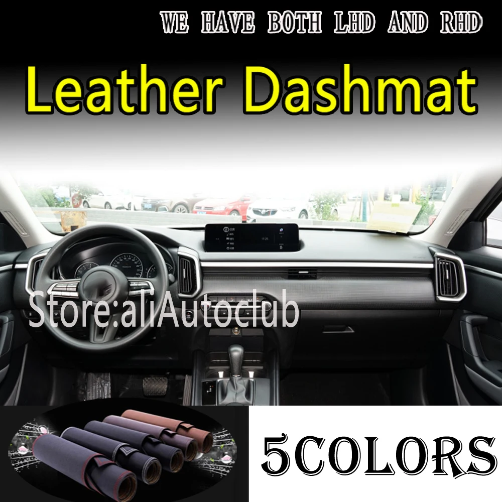 

PU Leather Dashmat Suede Dashboard Cover Pad Dash Mat Carpet Car Styling Auto Accessories For Mazda CX-50 CX50 Coupe 2023 2024