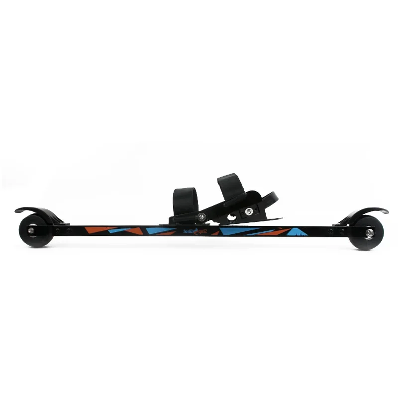 Newest Design 700MM Freestyle Adults RollerSki Aluminum Alloy Surface Fine Wheel Roller Ski