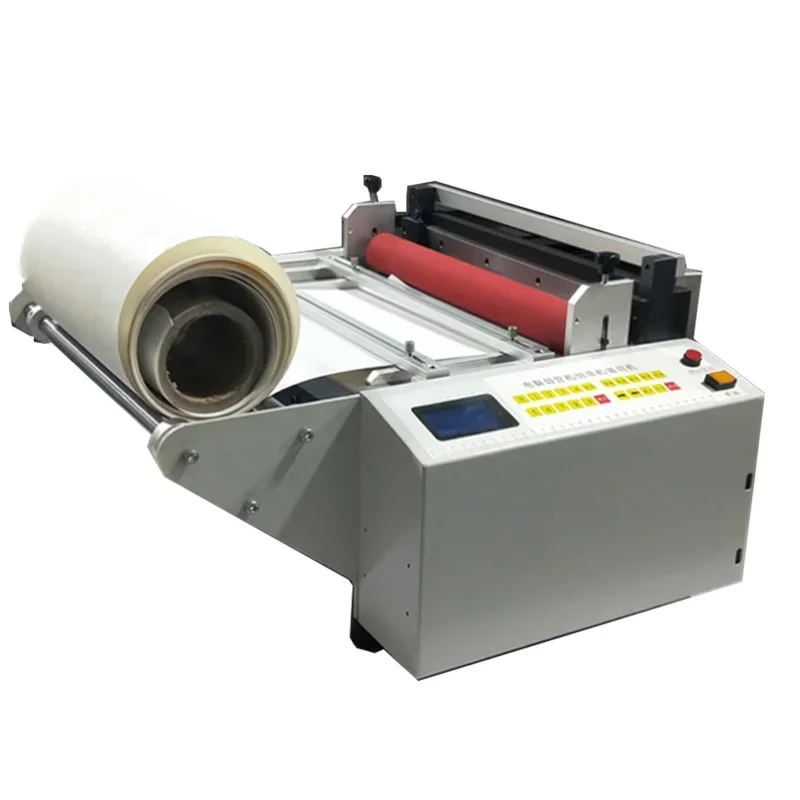 Popular Product Microcomputer Fabric Paper Pvc Pe PET Protective Film Roll To Sheet Measuring Cutting Machine