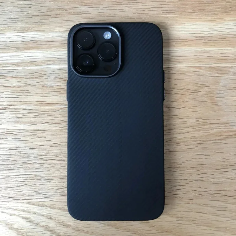 

Kevlar carbon fiber aramid phone case suitable For iPhone 14 Pro Max,15PM