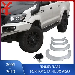 OEM 6 Inch Fender Flare Car Accessories Mudguards For Toyota Hilux Vigo 2005 2006 2007 2008 2009 2010 Double Cabin
