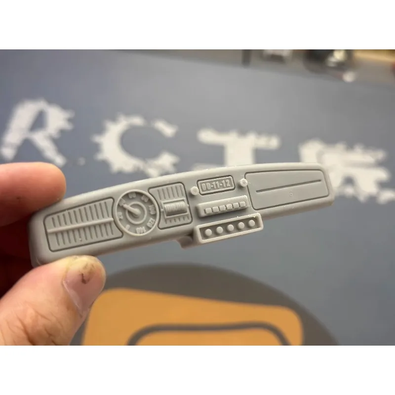 أداة التحكم المركزية المحاكاة لوحة داخلية أجزاء الديكور الداخلي المقاوم للماء لـ Tamiya Golden Beetle Sand Scorcher