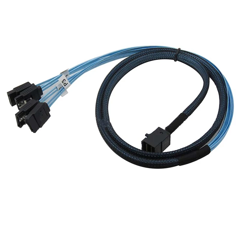 Mini SAS HD36P SFF-8643 To 4XSATA Plastic Data Cable Server Transmission Cable Mini SAS Adapter Cable