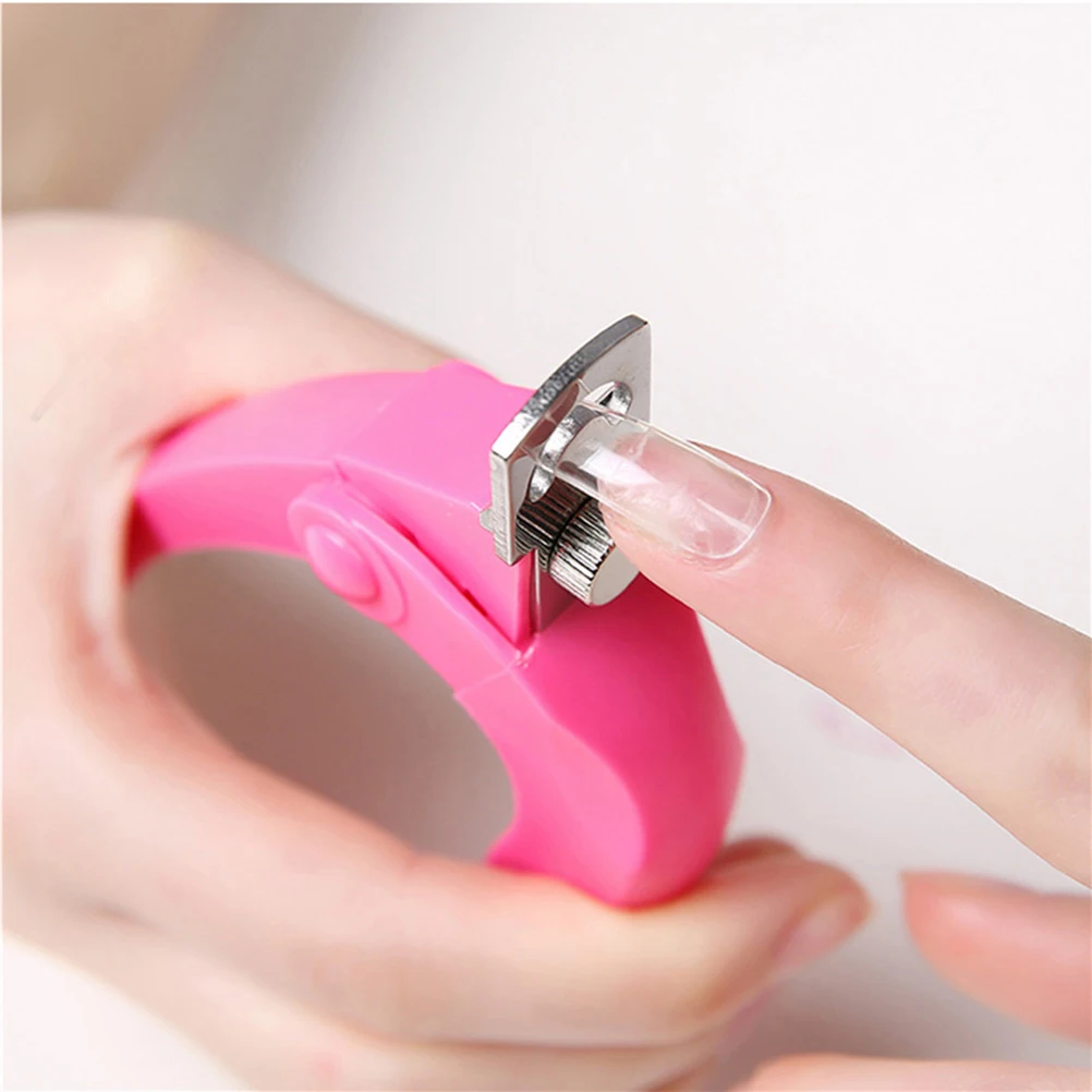 2 قطعة قسط الفولاذ المقاوم للصدأ أداة قص الأظافر U شكل مسمار المقص ل الاكريليك الأظافر الطبيعية كاذبة مانيكير أداة المنزل صالون المتقلب #1