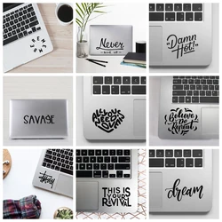1 pc Drop Shipping simple text computer sticker Decal Removable Vinyl Mural Poster For Kids Rooms Decoration Accessories Murals