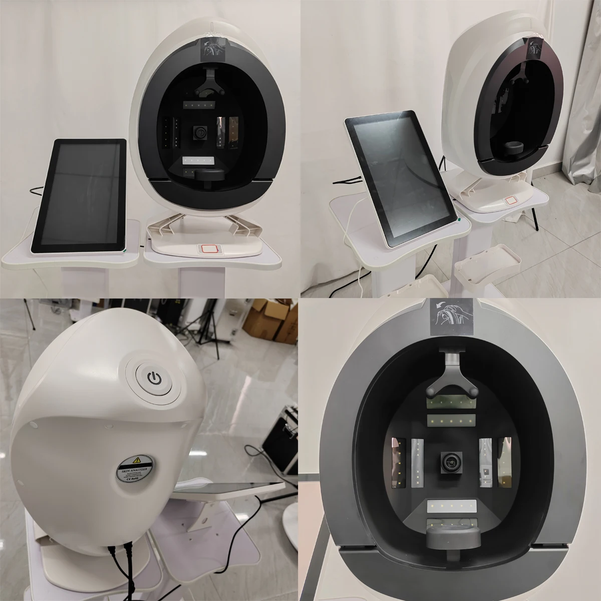 Professional 3D Skin Analysis Mirror 8 Spectra UV Wood Lamp Facial Scanner AI Intelligent Analyzer