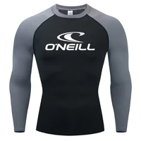 2026 New Model Men's Quick-Drying Long-Sleeved Surf Sunscreen Beach Casual Anti-Scratch Wearable Anti-Wear Swim Suit Diving Suit