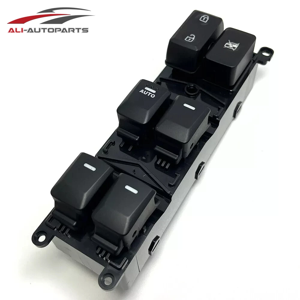 

93570-1W155 Power Window Switch Driver Side Front Left For Kia Rio SX Sedan 4-Door 1.6L 2012 2013 2014 with 16pins 935701W155