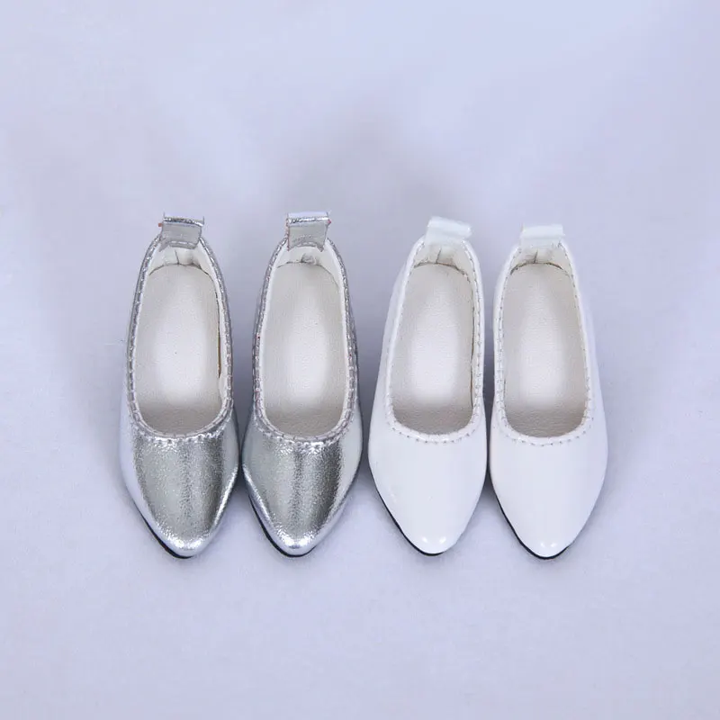 

1/4 кукольные туфли Bjd ручной работы 6 см * 2,9 см, однотонные милые изысканные туфли на высоком каблуке с острым носком для куклы Bjd, аксессуары, игрушки