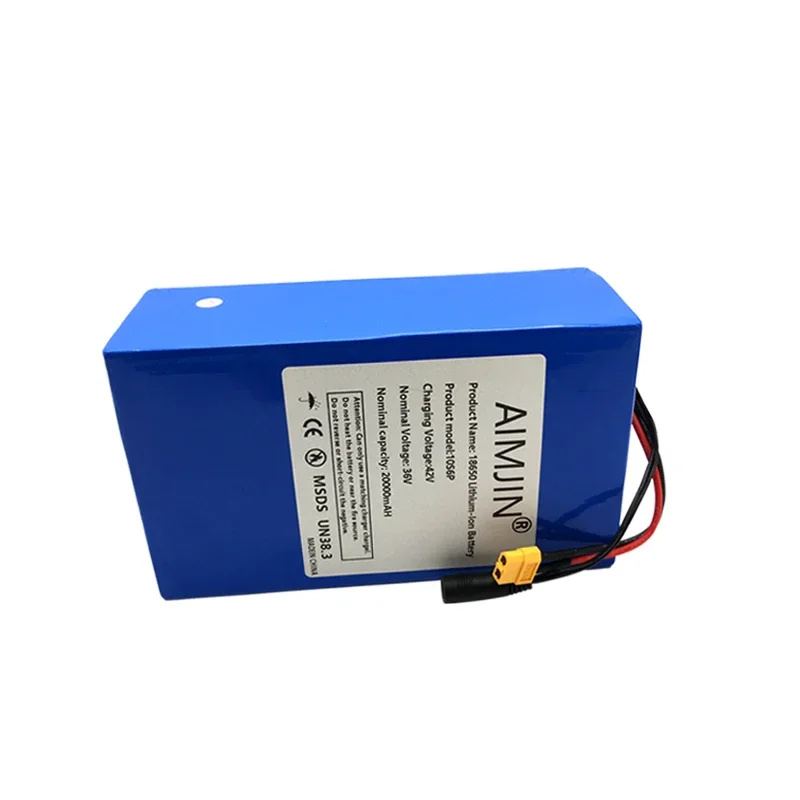 10S6P 36v 20Ah Brand New 500-1000W Large Capacity Lithium Battery for Uses Most Vehicles， and Multiple plug selection