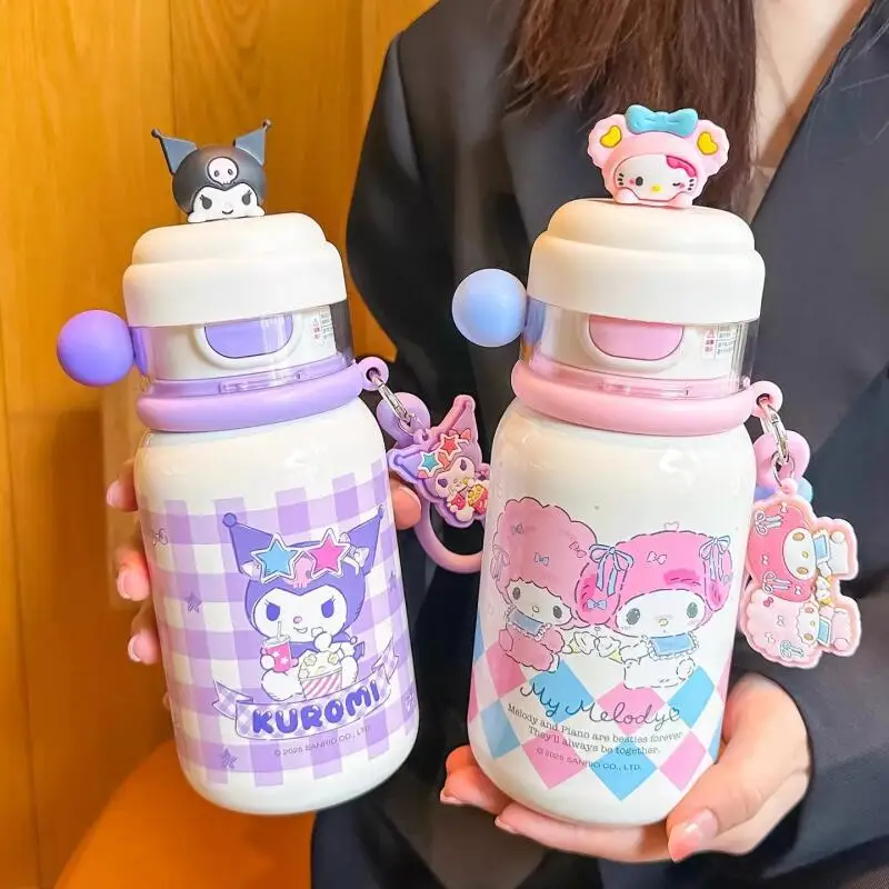 

Sanrio Kuromi Cinnamoroll красивая большая вместительная мебель для дома на открытом воздухе для взрослых и студентов чашка для горячей воды чашка для холодных напитков