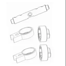 Extra Parts for S1 Smart Cylinder Different Measurement  Door thickness Use