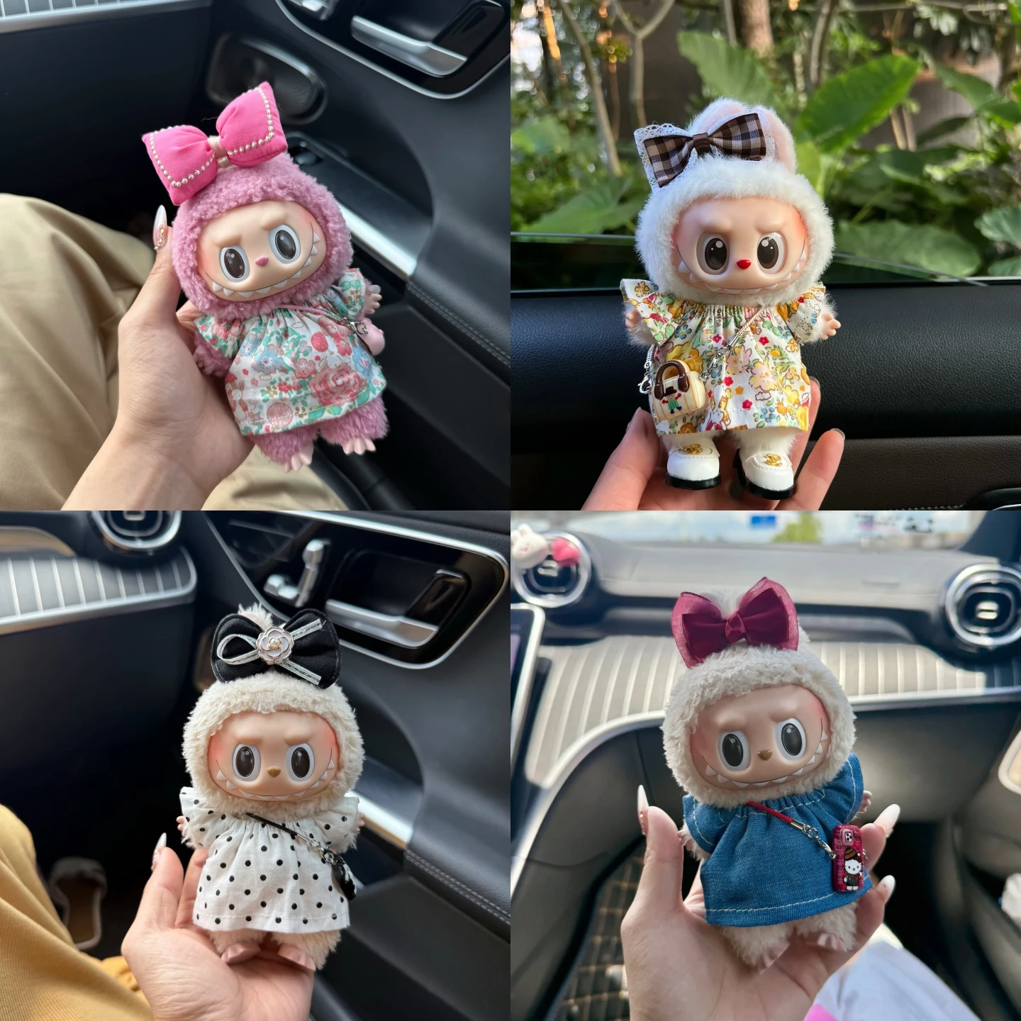 

Плюшевая кукла Labubu 15–17 см: полный вязаный наряд (свитер+шапка+сумка) | Сидячая вечеринка Мода | Очаровательный подарок