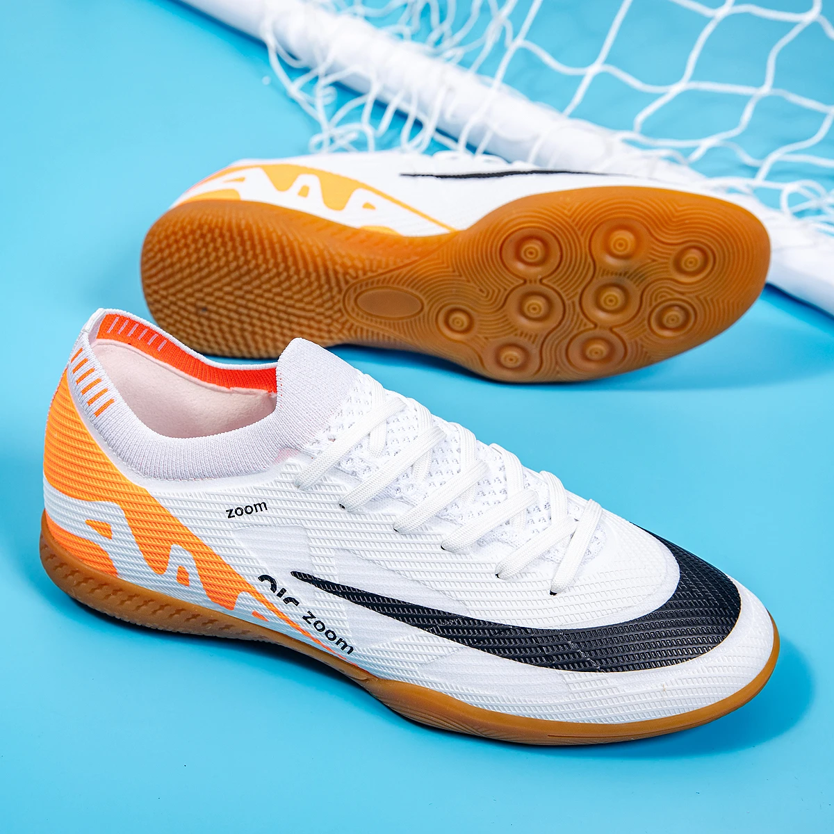 

Indoor Soccer Shoes Men Society Football Boots Fashion Low Top Youth Soccer Cleats Original Breathable Non Slip Futsal Sneakers